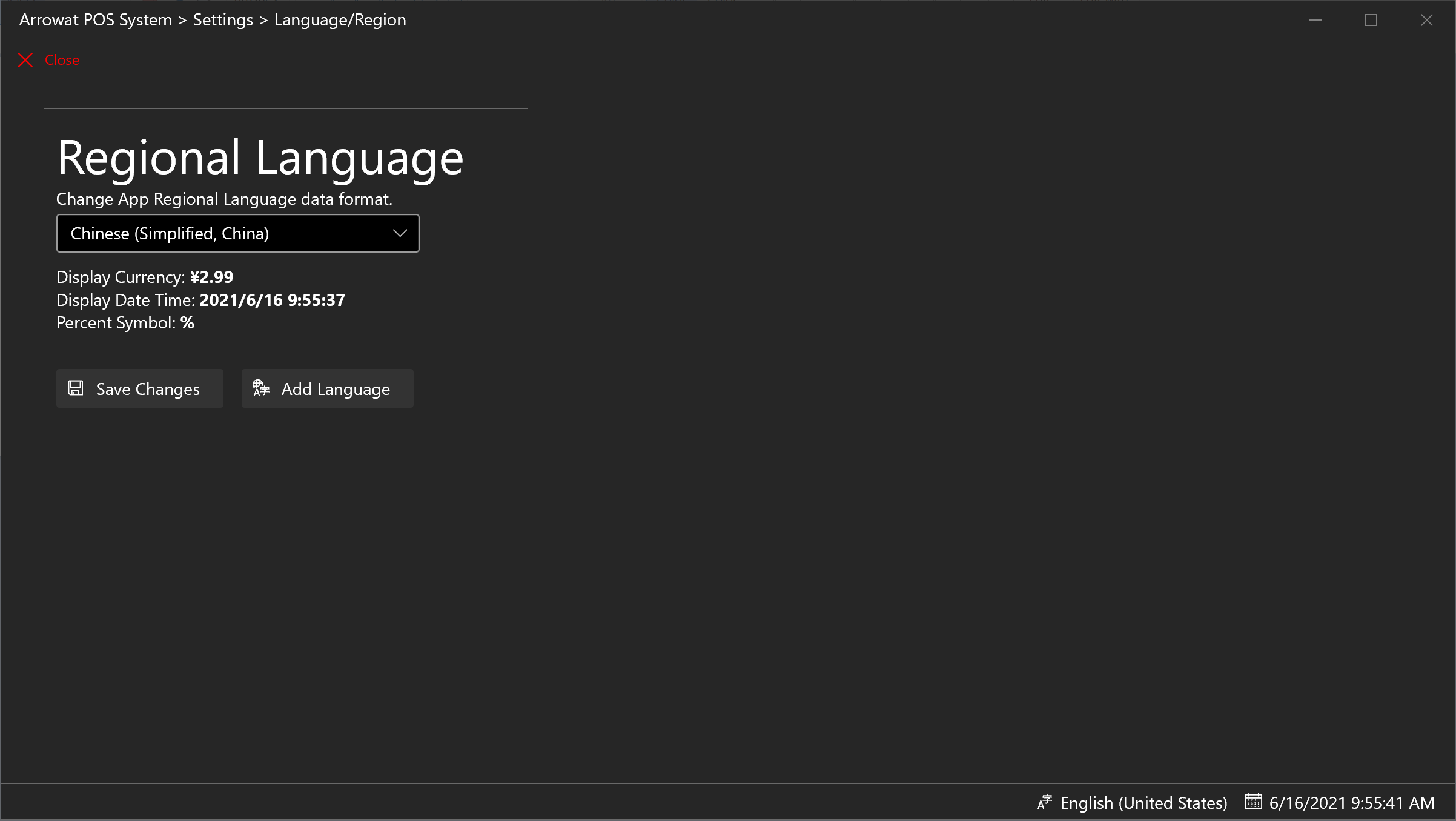 language-region-data-format