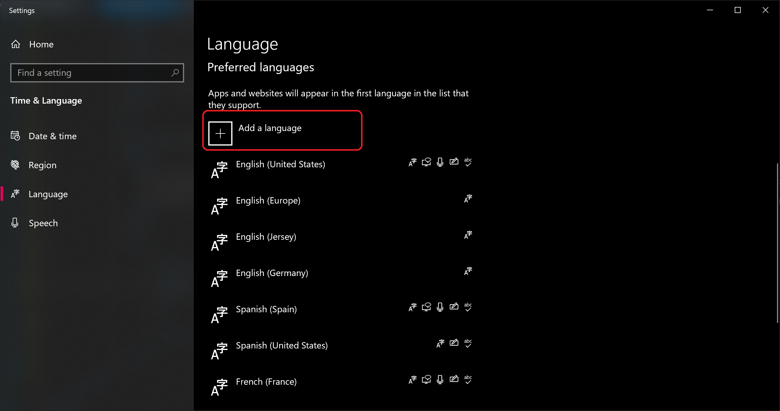 language-region-data-format